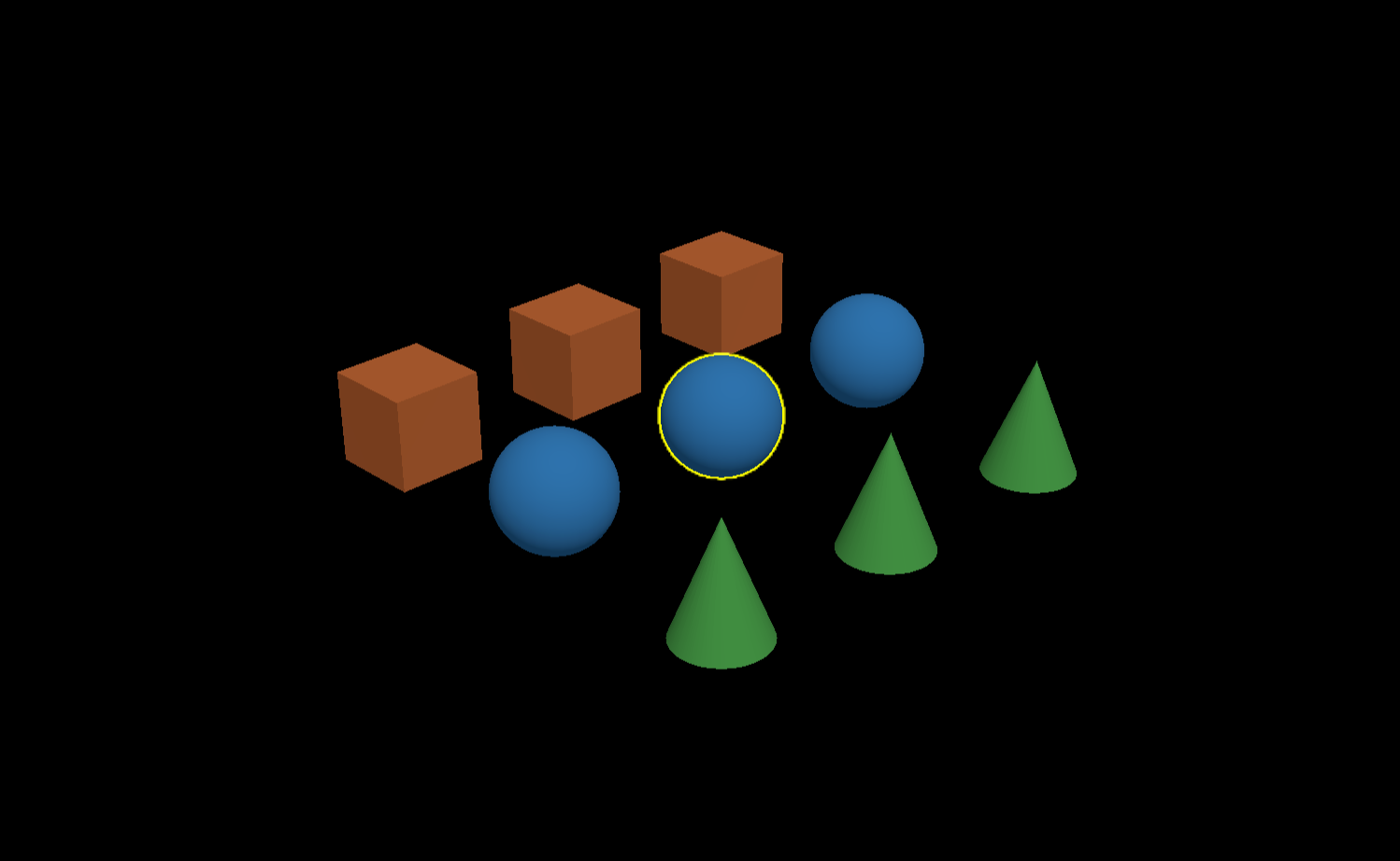 选中物体轮廓描边